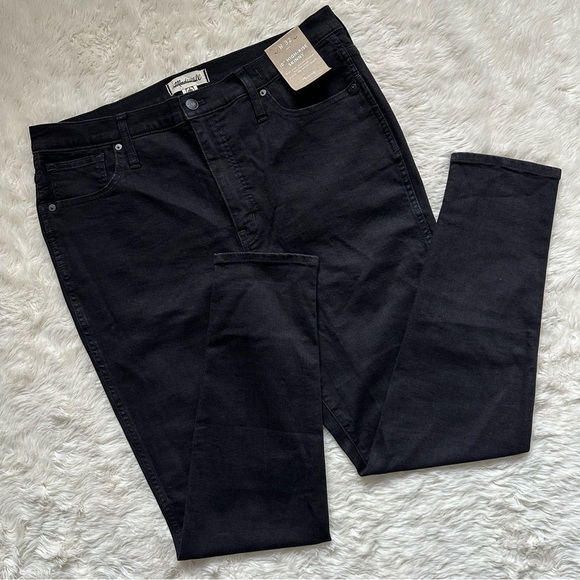 Madewell Jeans 10" High-Rise Skinny Stretch Black 32 NWT New - Picture 3 of 12
